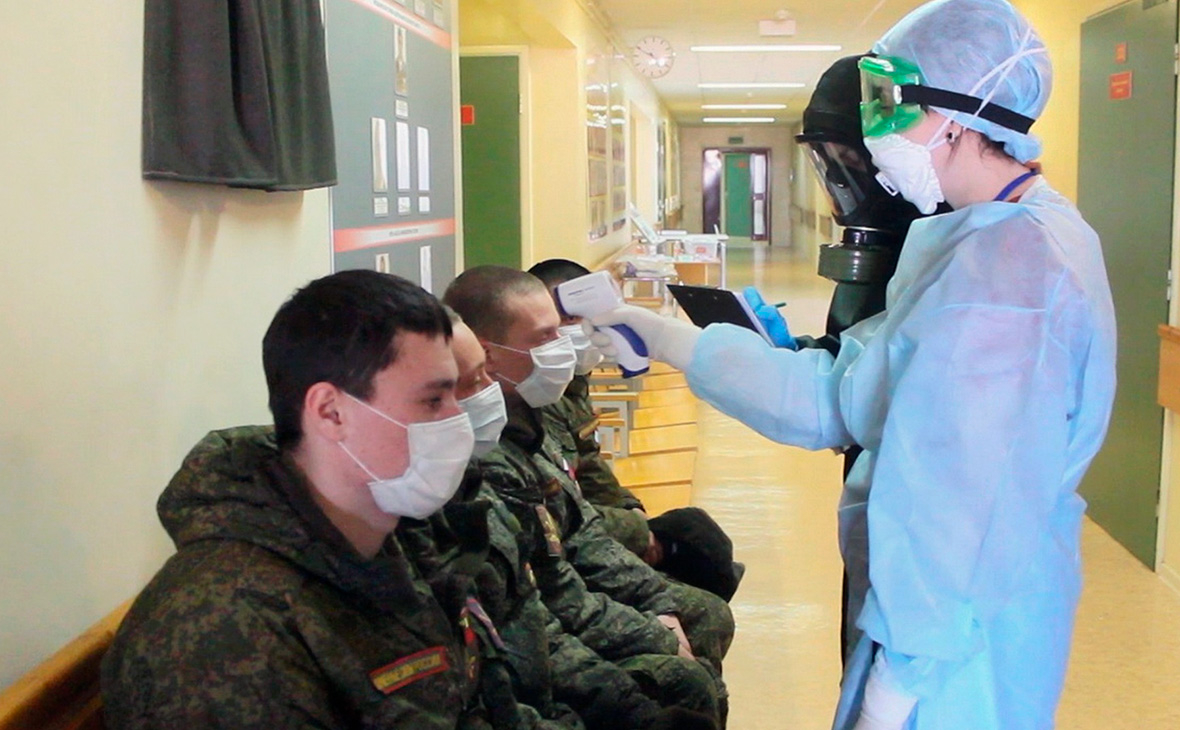 За сутки 95 российских военнослужащих излечились от коронавируса