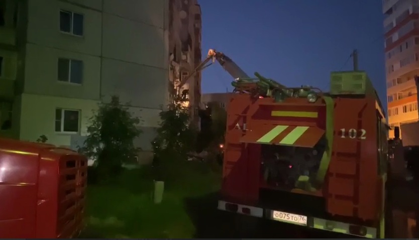 Спасатели приступили к разбору завалов на месте взрыва в Ярославле