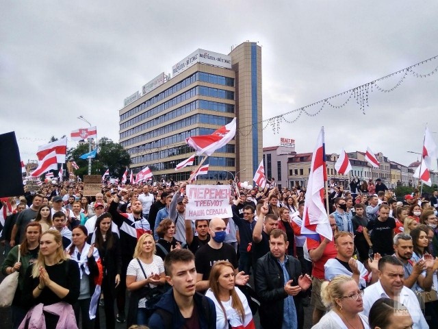 Акции протеста в Минске  