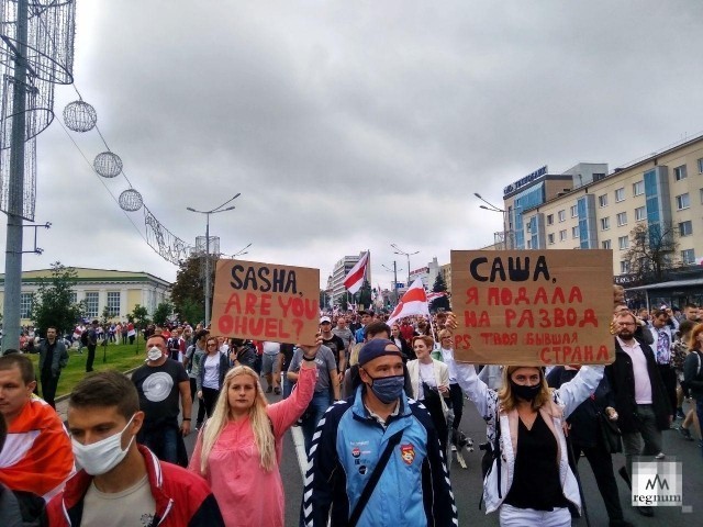 Протесты в Белоруссии не утихают