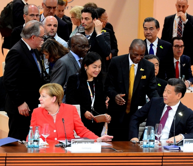 Angela Merkel e Xi Jinping 