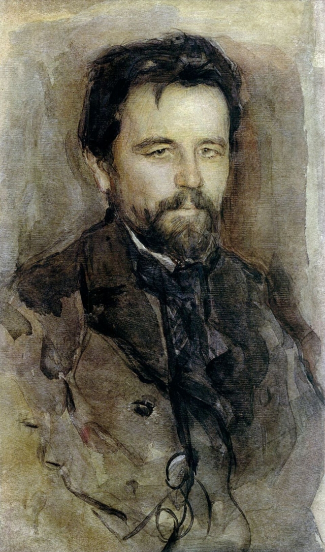 Валентин Серов. Портрет Антона Павловича Чехова. 1902