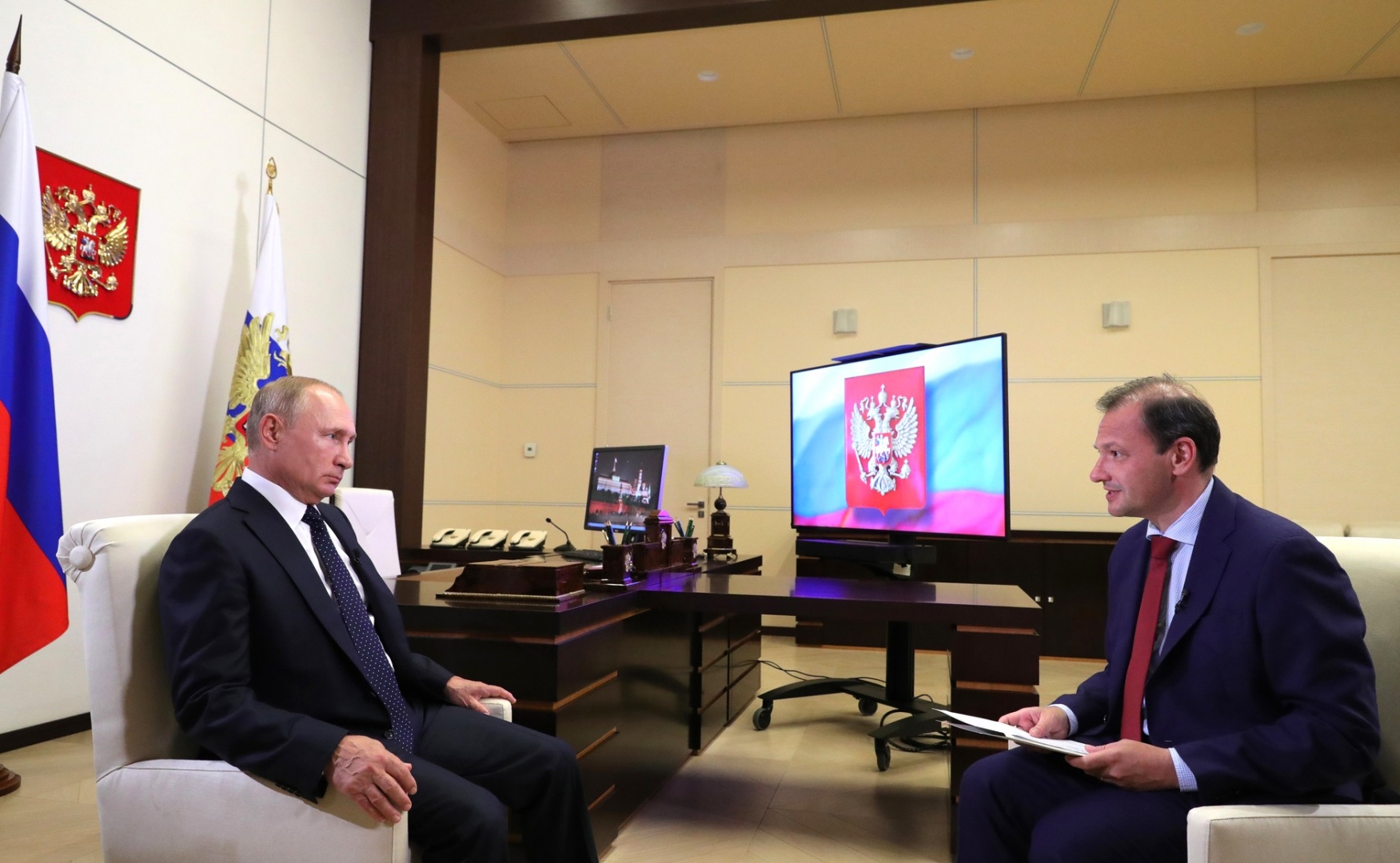 Интервью Путина Фото