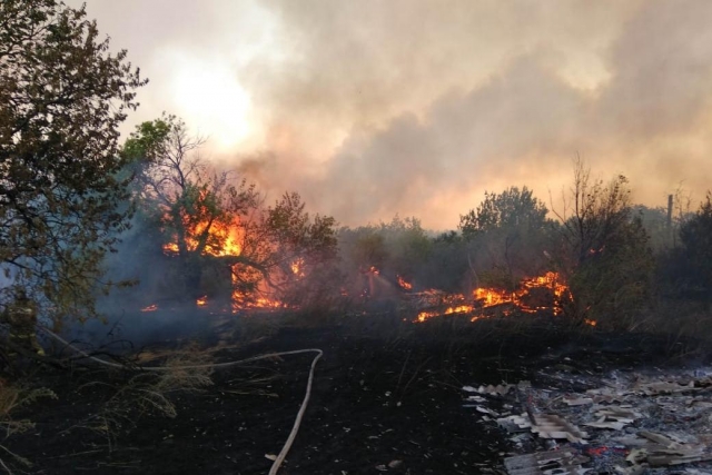 Площадь природных пожаров в Ростовской области достигла 170 га