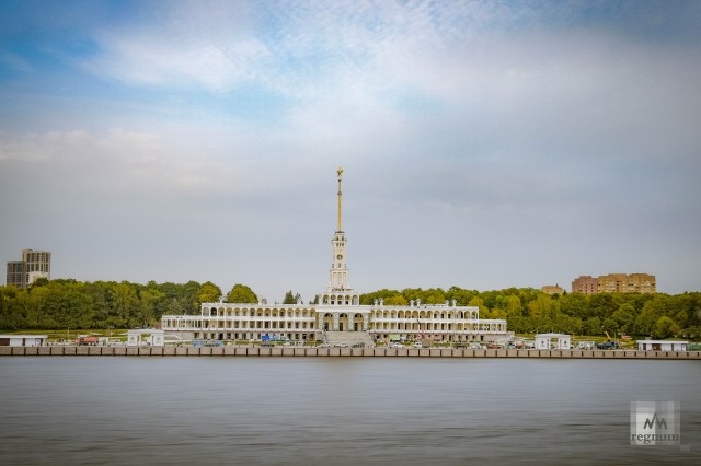 Вид с реки на Северный речной вокзал