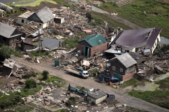 Территории, пострадавшие от паводка в конце июня 2019 года в Иркутской области 