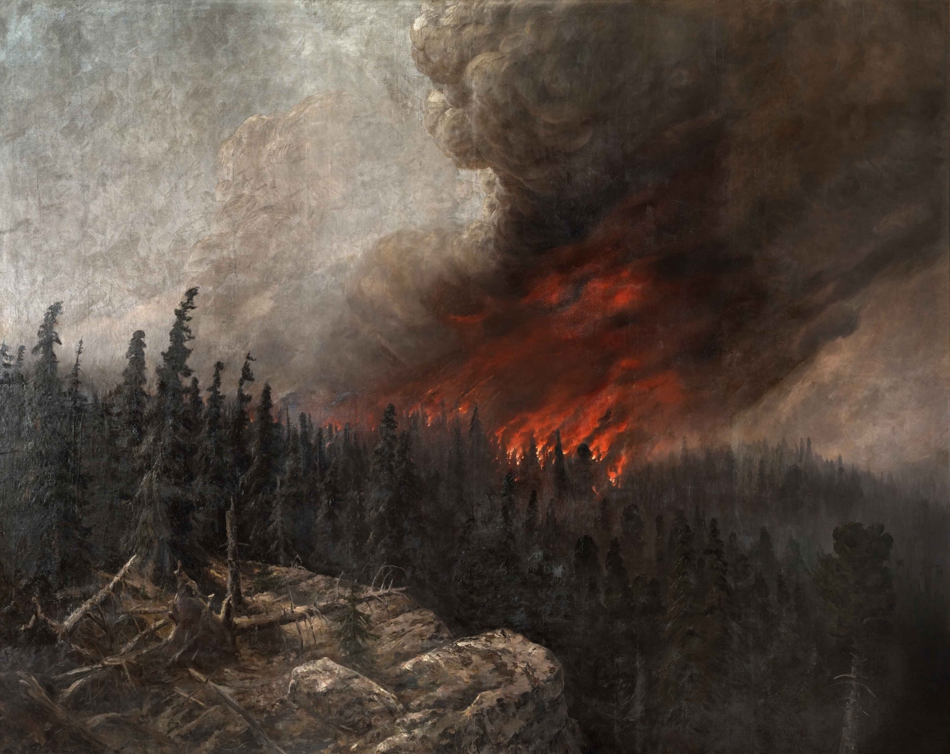 На Среднем Урале лесные пожары захватывают новые территории