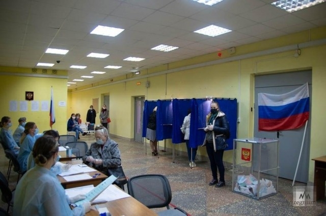 Избирательный участок в Костроме