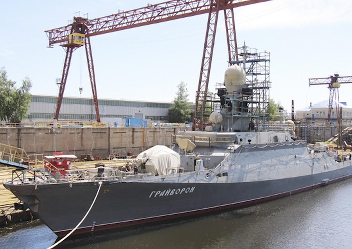 «Грайворон». Для Черноморского флота построен ещё один МРК с «Калибрами»