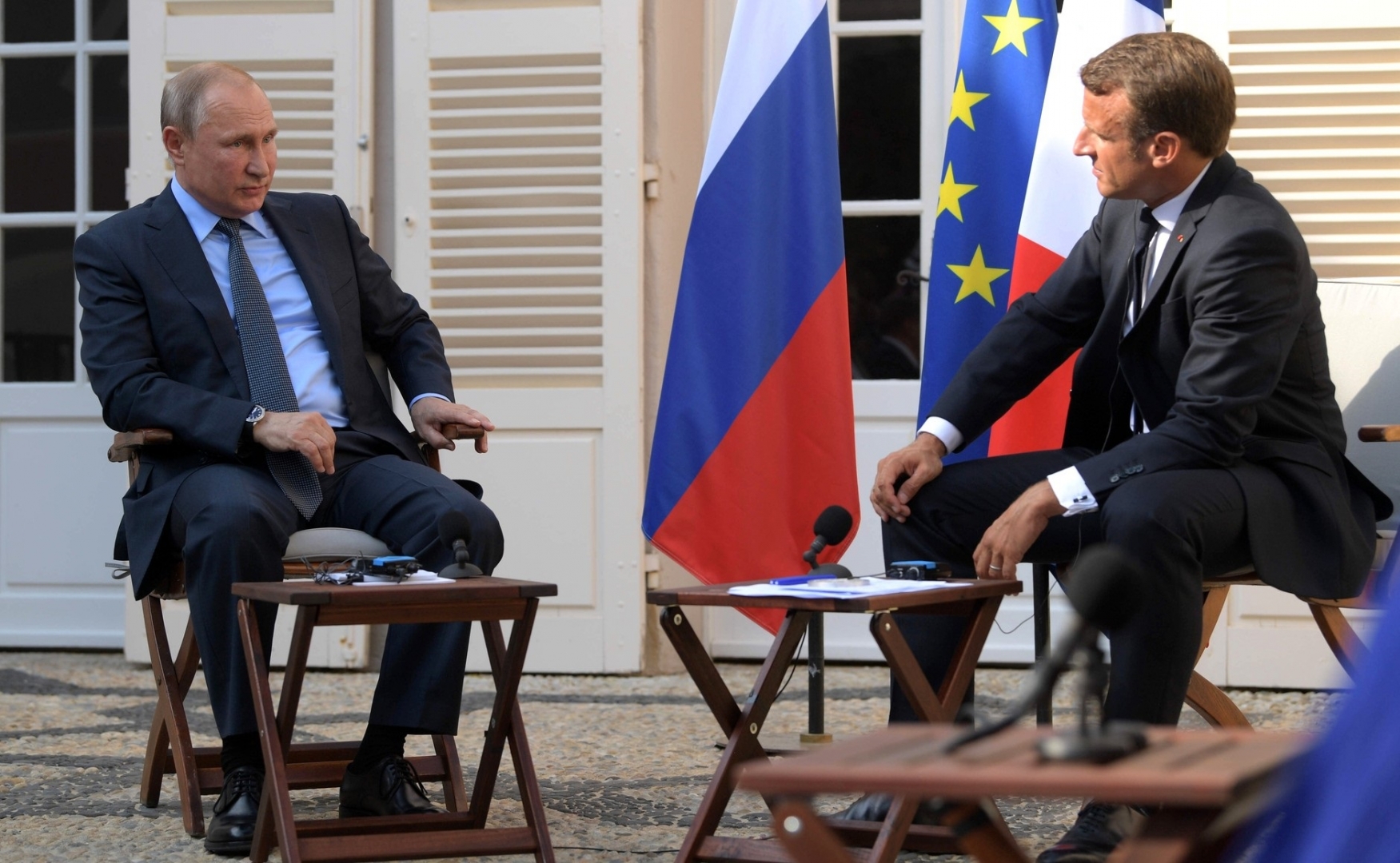Утечка беседы Путина и Макрона привела к расследованию во Франции