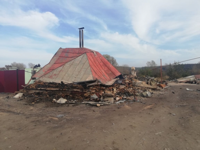 Воронежский СК возбудил дело из-за пожара, уничтожившего жилые дома