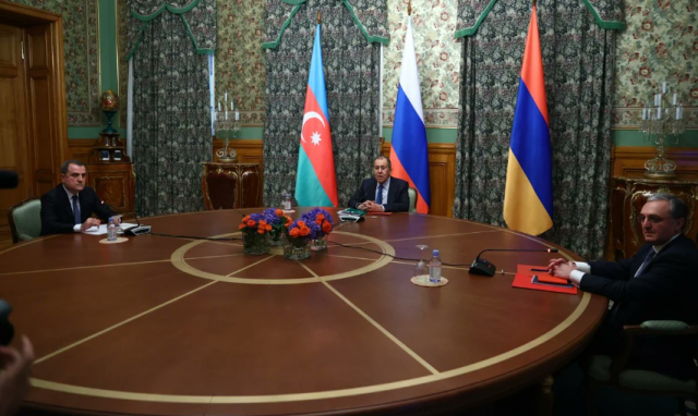 Встреча министров иностранных дел России, Азербайджана и Армении 9 октября 2020 в Москве