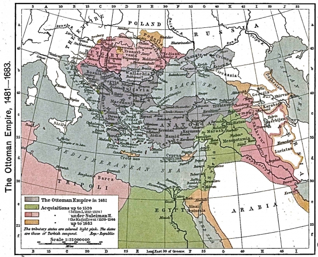 Расширение Османской империи в Европе, Азии и Африке
