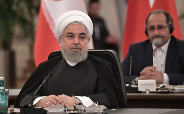 Хасан Рухани на трёхстороннем саммите по сирийскому урегулированию 