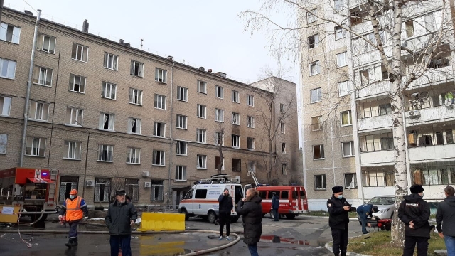 Появилось видео с места взрыва в Челябинске
