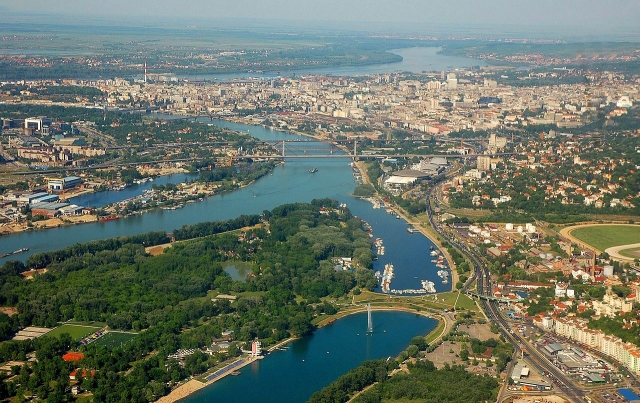 Вид сверху. Белград