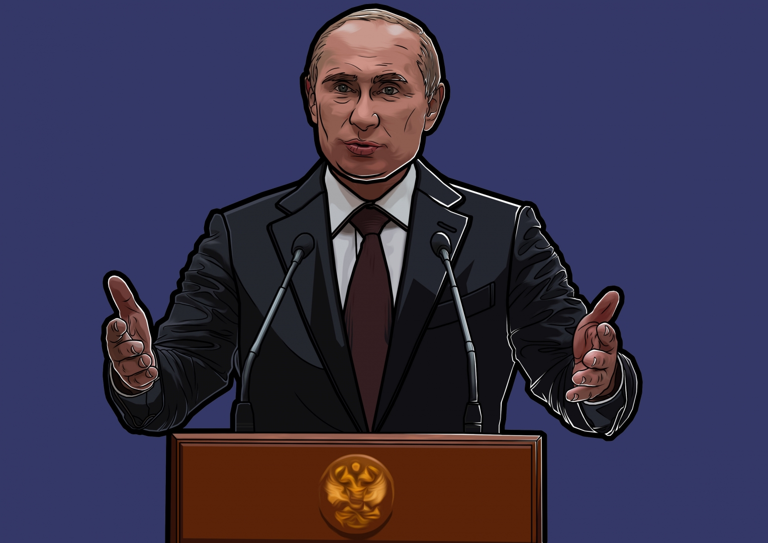 Владимир Путин поздравил жителей России с Днём народного единства