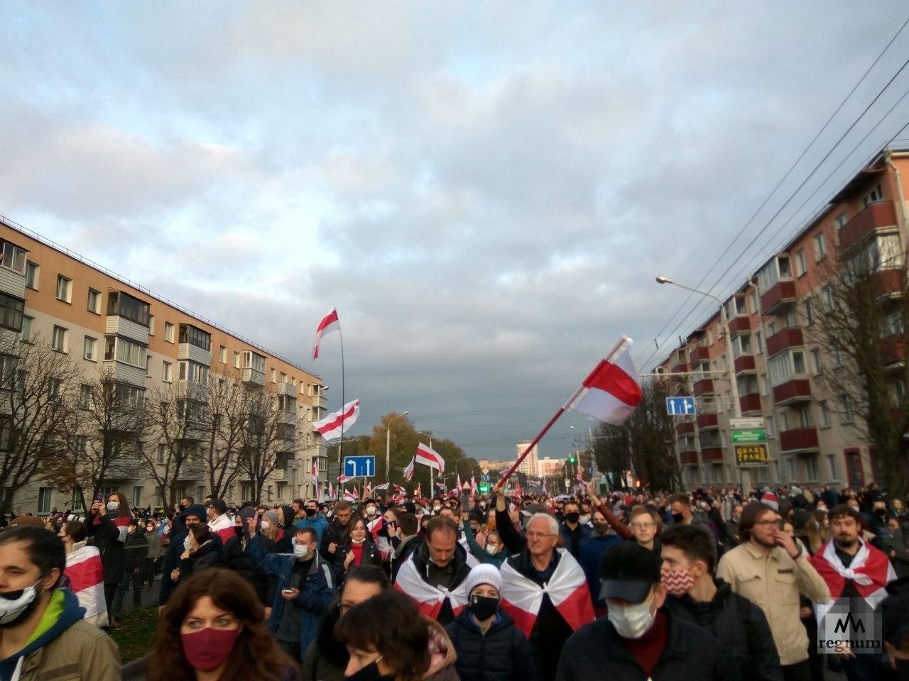 В Белоруссии в ходе протестов задержали около семидесяти человек – «Весна»