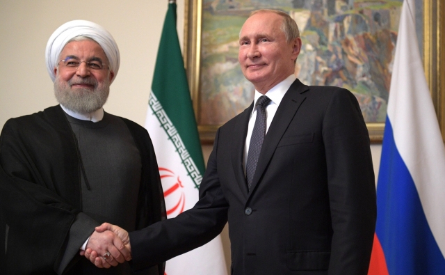 Хасан Рухани и Владимир Путин 
