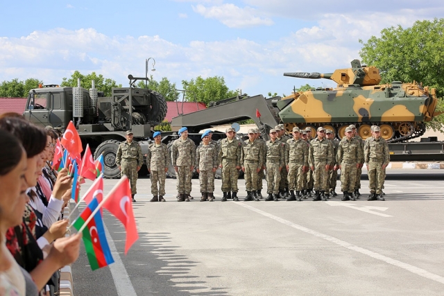 Cовместные военные учения Азербайджана и Турции в Нахичевани 