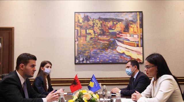 Встреча министров иностранных дел Албании и сепаратистского Косово