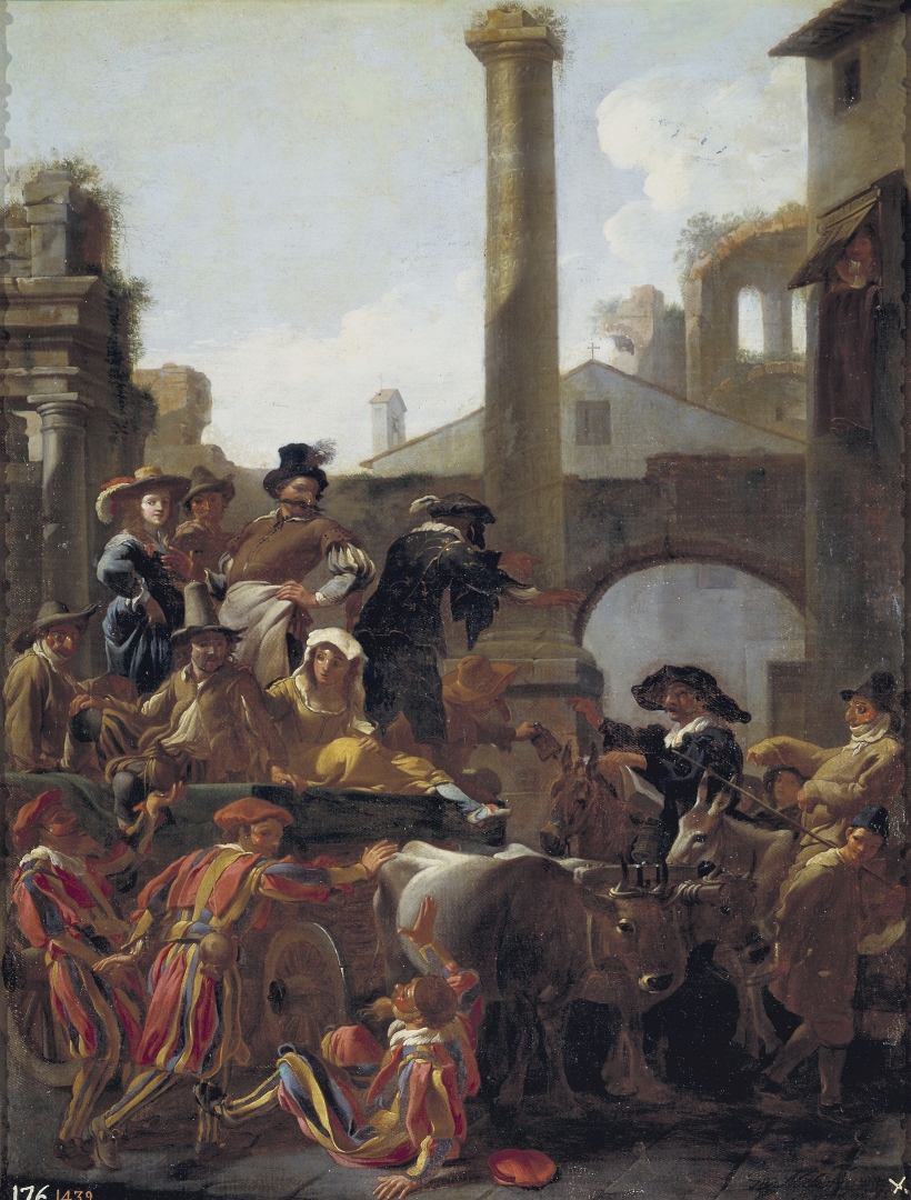 Ян Миль. Карнавал в Риме. 1653