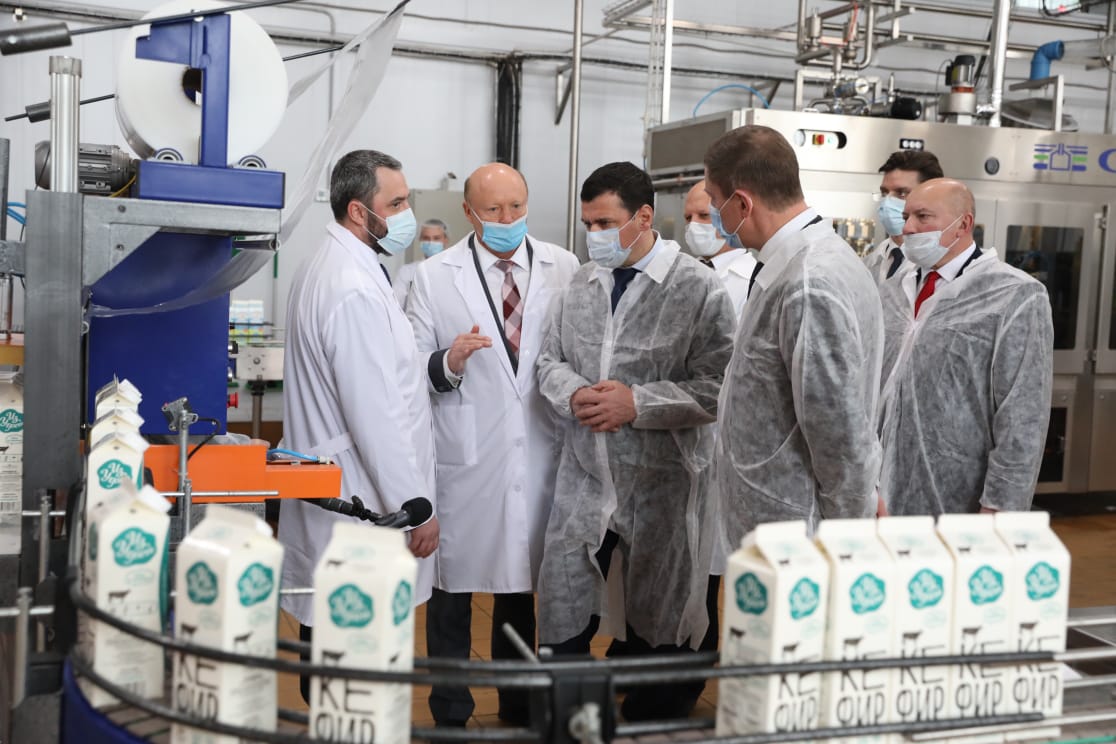 Ярославский губернатор запустил обновлённое сыродельное производство