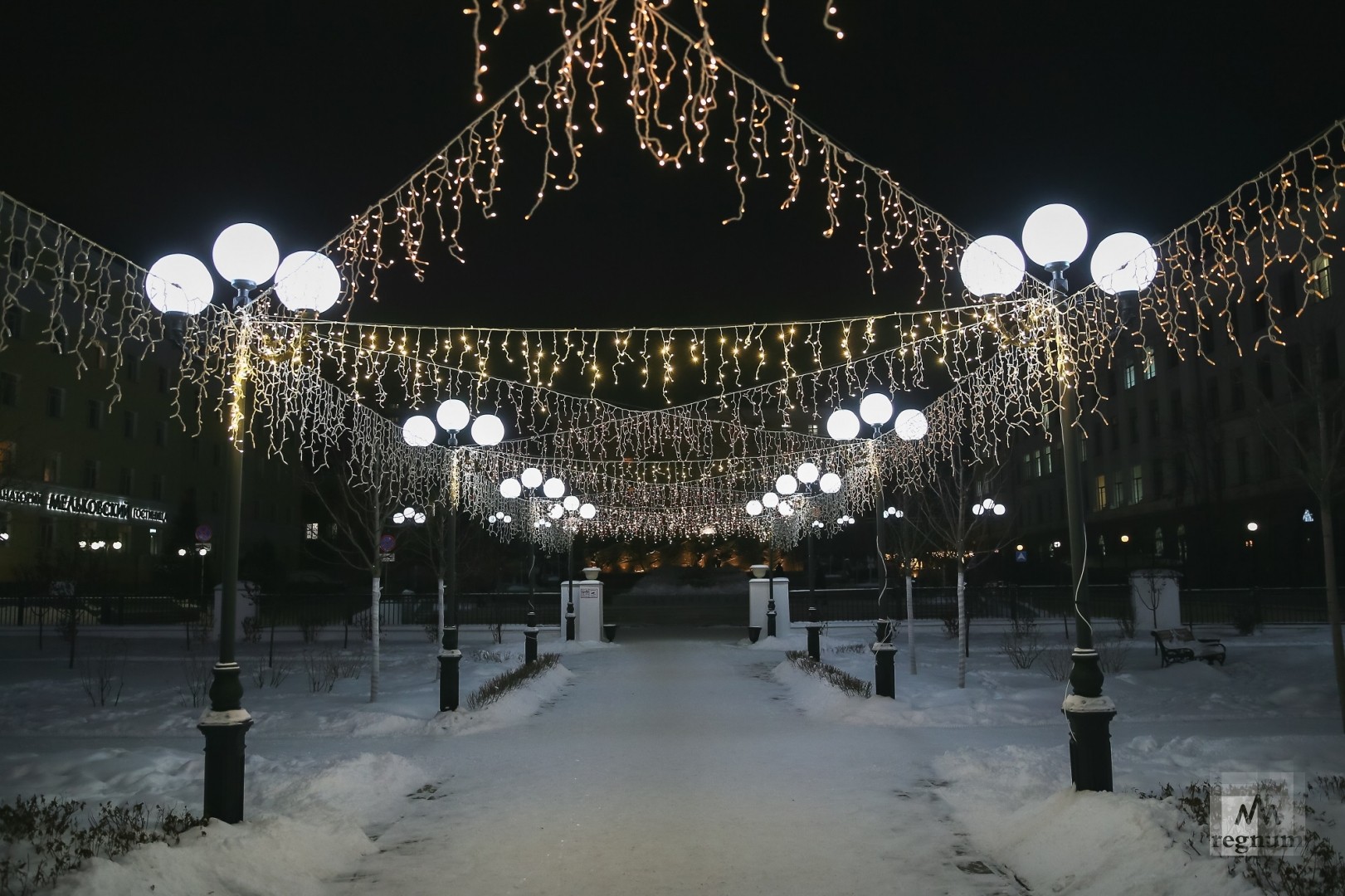 Екатеринбург в новогоднем убранстве