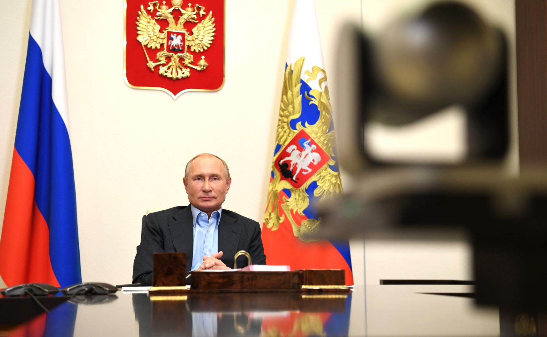 Владимир Путин поздравил граждан России с новым, 2021 годом