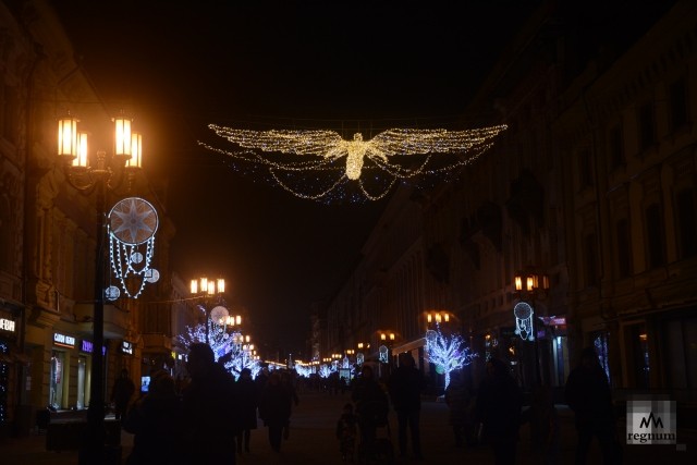 Новый год в Нижнем Новгороде: «Ангел» на Большой Покровской  