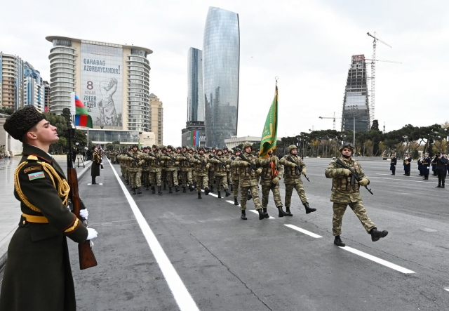 Военный парад в Азербайджане 10 декабря 2020 года