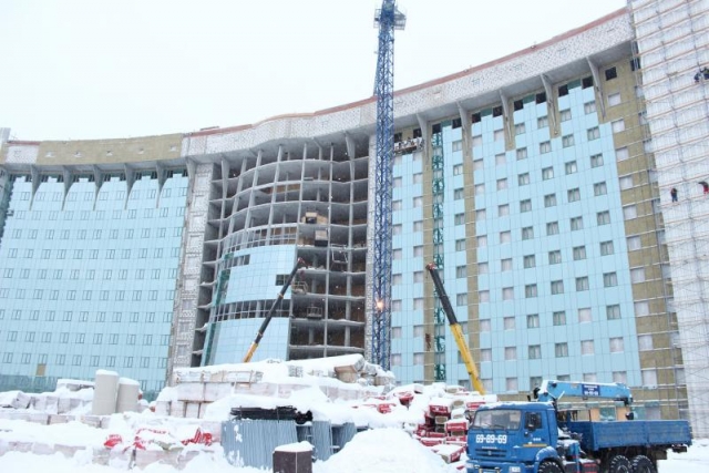 Строительство Нижневартовской центральной окружной больницы 