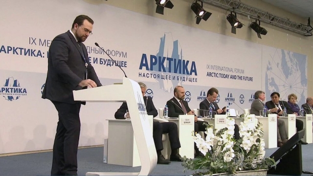 Выступление Александра Крутикова на IX Международном форуме «Арктика Настоящее и будущее»
