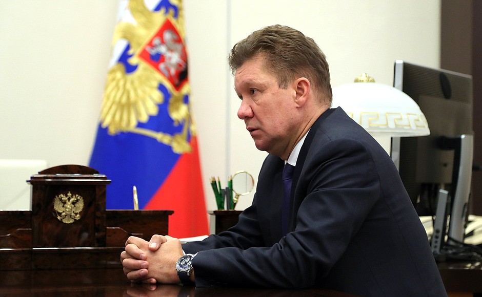 Путин обсудит с главой Газпрома газификацию регионов РФ