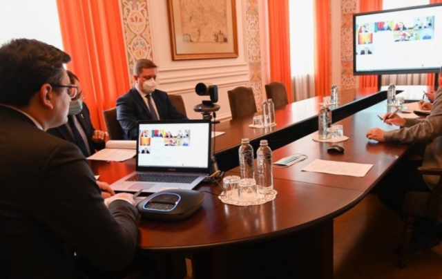 Встреча на уровне министров иностранных дел Люблинского треугольника в режиме видеоконференции 