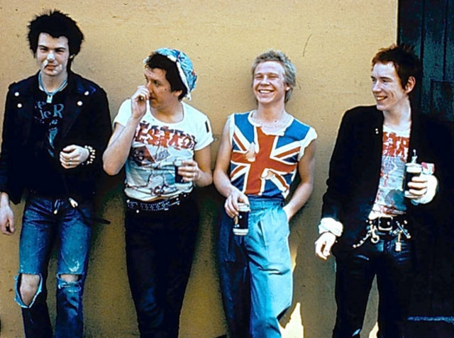Sex Pistols во время турне по США. 1978
