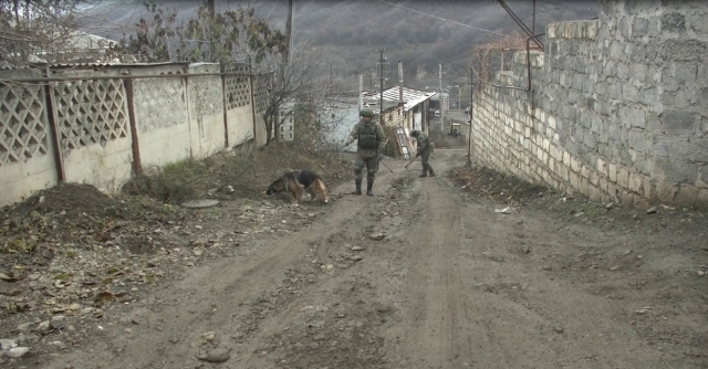 Российские сапёры разминируют территорию. Нагорный Карабах mil.ru