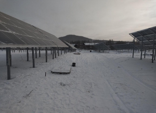 Солнечная электростанция в Эвенкии 