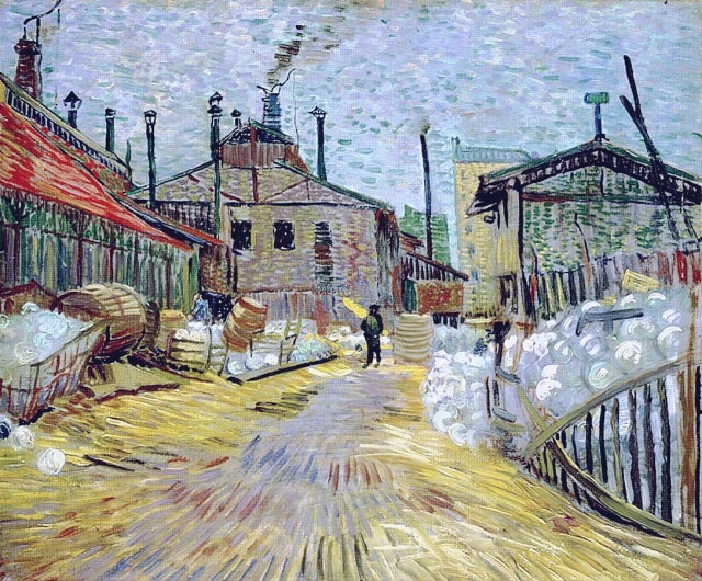 Винсент Ван Гог. Заводы в Аньере. 1887
