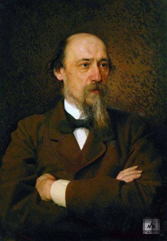 Иван Крамской. Портрет Николая Некрасова. 1877
