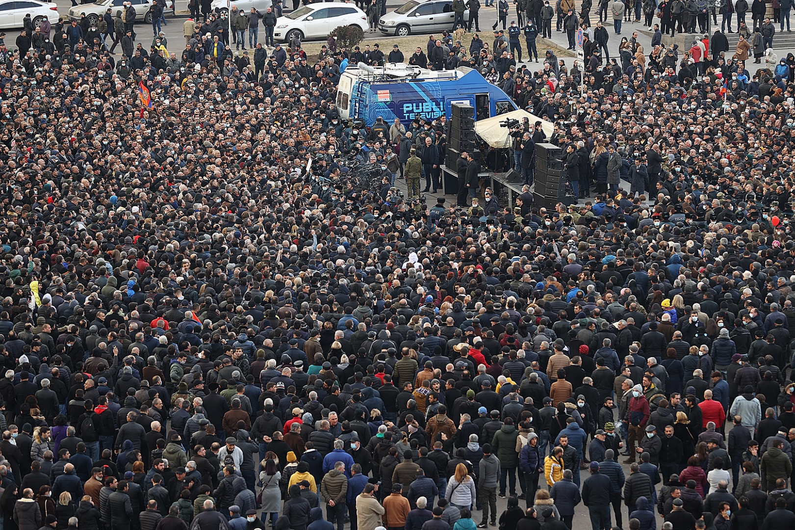 Антироссийские демонстрации в армении