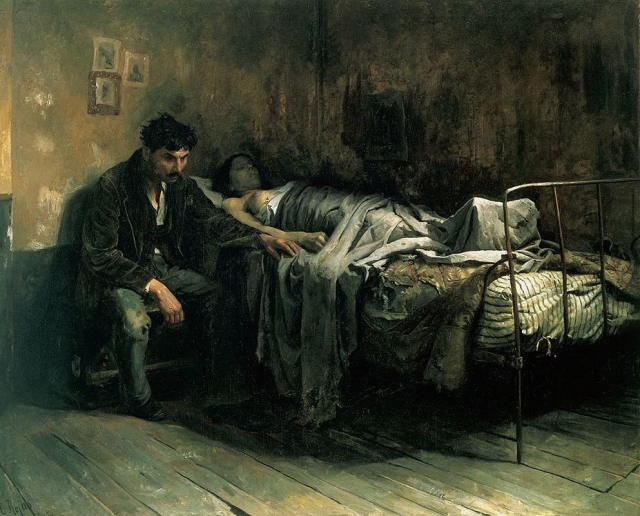 Кристобаль Рохас. Бедность. 1886 