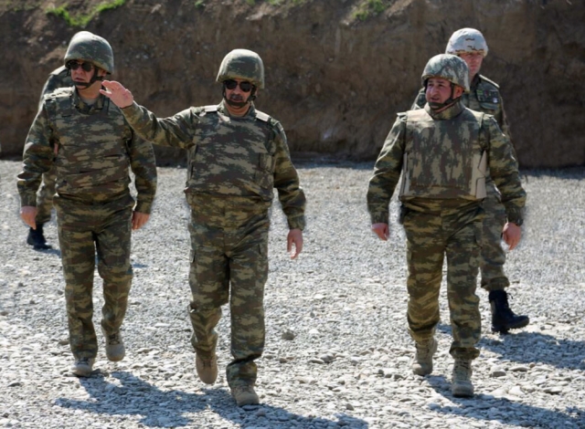 Азербайджанские военные 