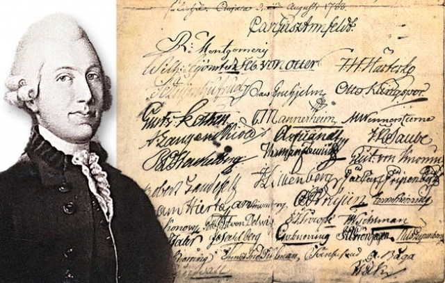 Подписи под «Актом Аньялы» и единственный казненный заговорщик Йохан Хенрик Хестеско