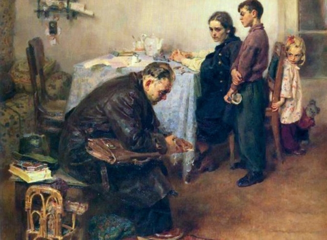 Сергей Алексеевич Григорьев. Вернулся. 1954