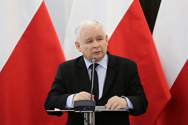 Председатель правящей консервативной партии Польши «Право и справедливость» Ярослав Качиньский