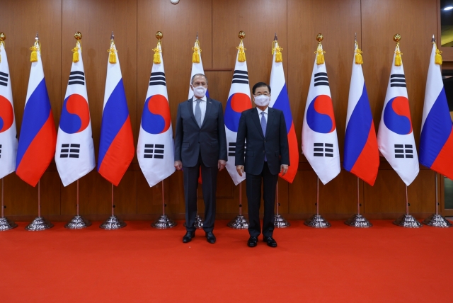 Встреча Сергея Лаврова с Чон Ый Ёном. 25 марта 2021 года, Сеул