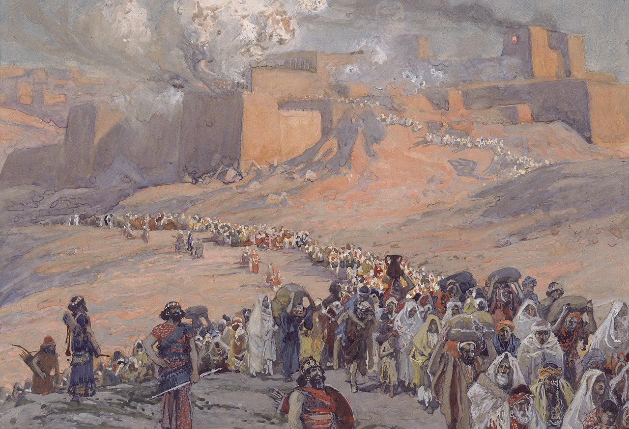 Джеймс Тиссо.  Бегство пленников из Вавилона. 1902