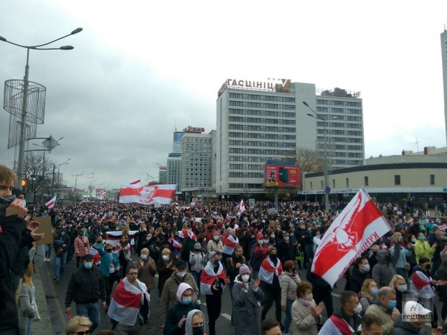 Протесты в Минске, 25 октября 2020 года