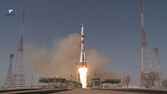 Запуск пилотируемого корабля «Ю. А. Гагарин» (Союз МС-18)